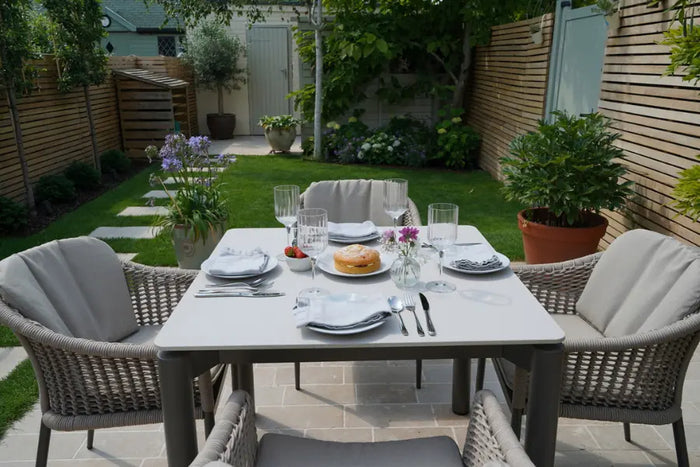 90cm Bordeaux Square Dining Table