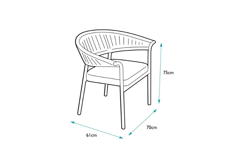 Corsica Stacking Armchair