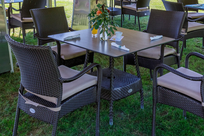 90cm Windsor Bronze Square Dining Table