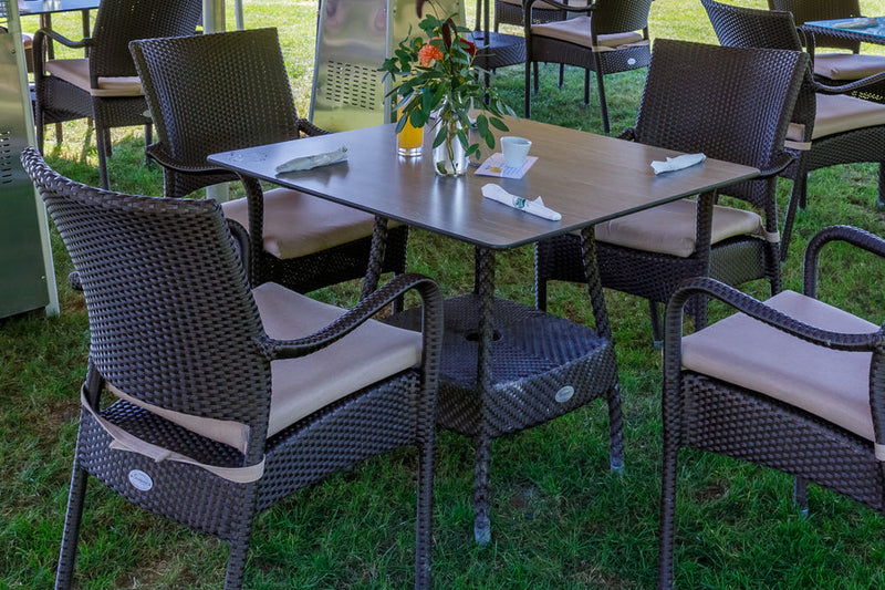 90cm Windsor Bronze Square Dining Table