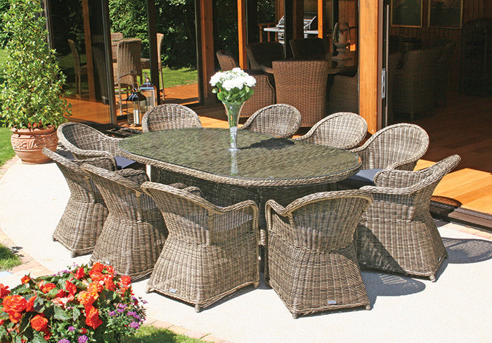 230cm Mayfair Oval Dining Table