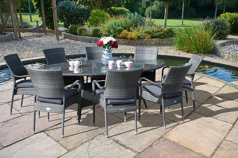 Windsor Grey Stacking Armchair