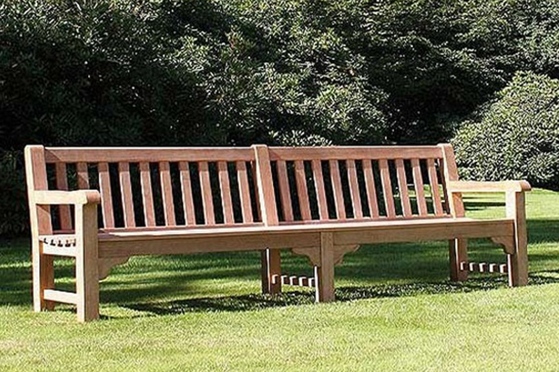 240cm Teak Club Bench