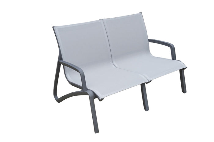 Paris Two Seater Sofa - Volcano/Grey