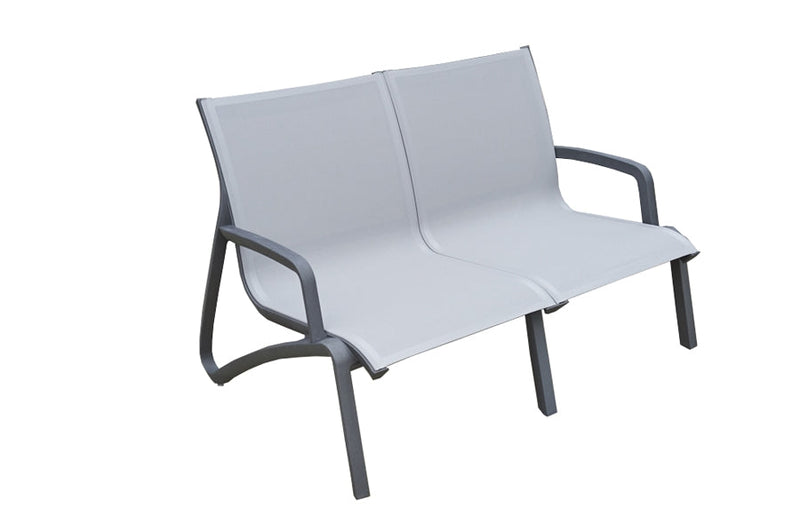 Paris Two Seater Sofa - Volcano/Grey