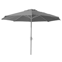 3m Deluxe Round Aluminium Parasol - Grey