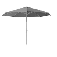 2.5m Deluxe Round Aluminium Parasol - Grey