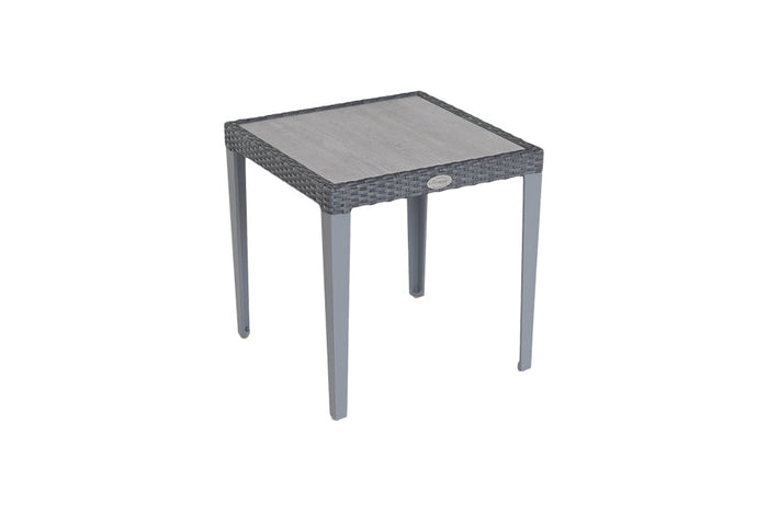 54cm Hampstead Grey Square Side Table