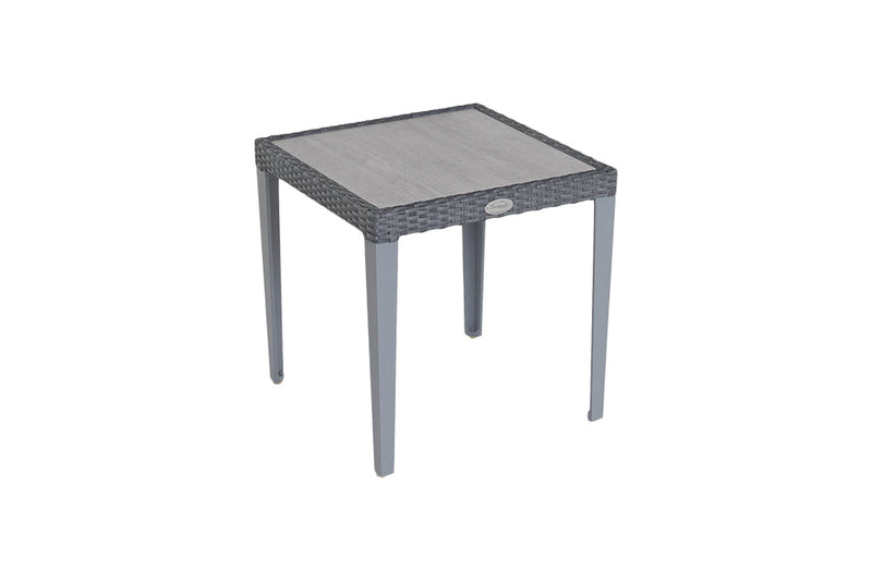 54cm Hampstead Grey Square Side Table