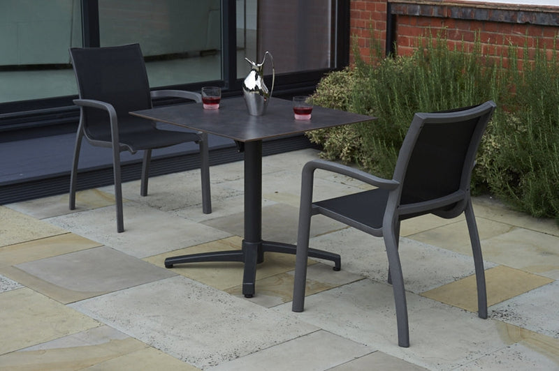 Paris Volcano/Black Stacking Armchair