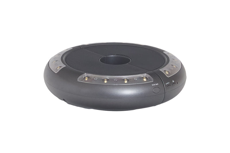 LED parasol light with Bluetooth speakers