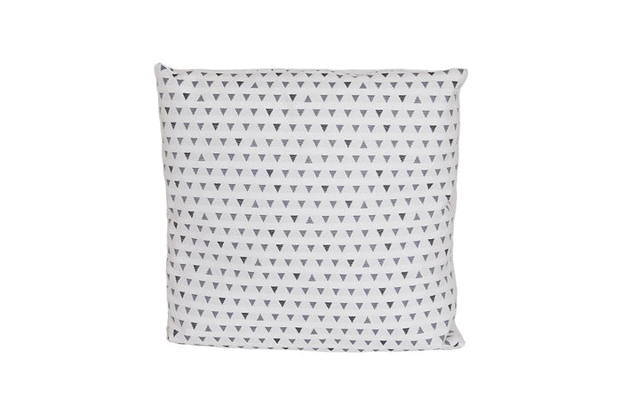 Grey Triangles Waterproof Scatter Cushion