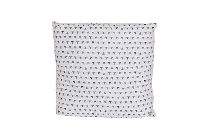 Grey Triangles Waterproof Scatter Cushion
