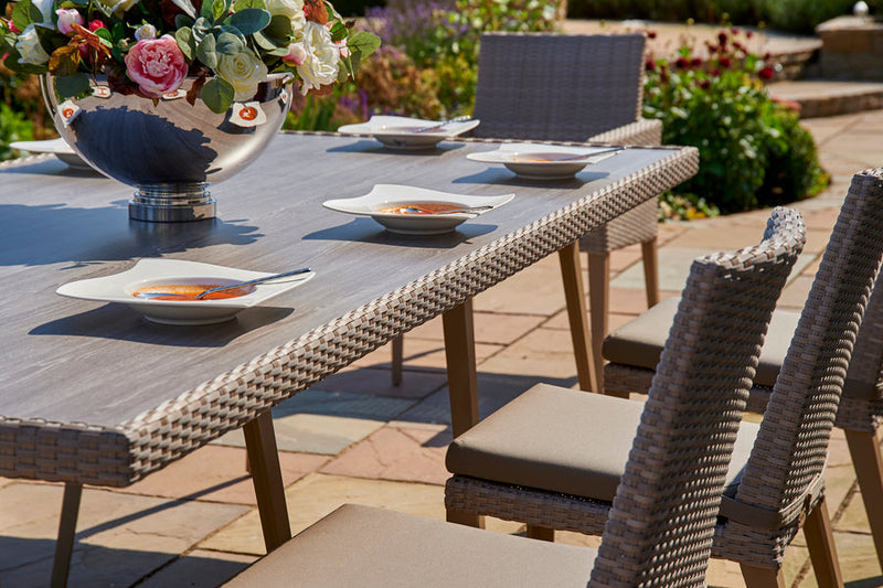 240cm Hampstead Stone Rectangular Dining Table