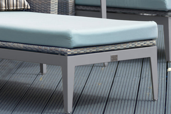 Hampstead Grey Sun Lounger