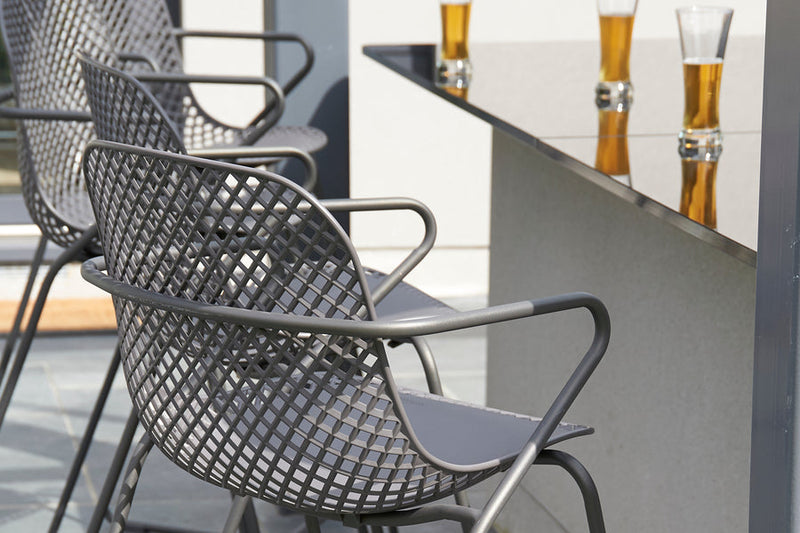 Remy Stacking Bar Stool - Grey