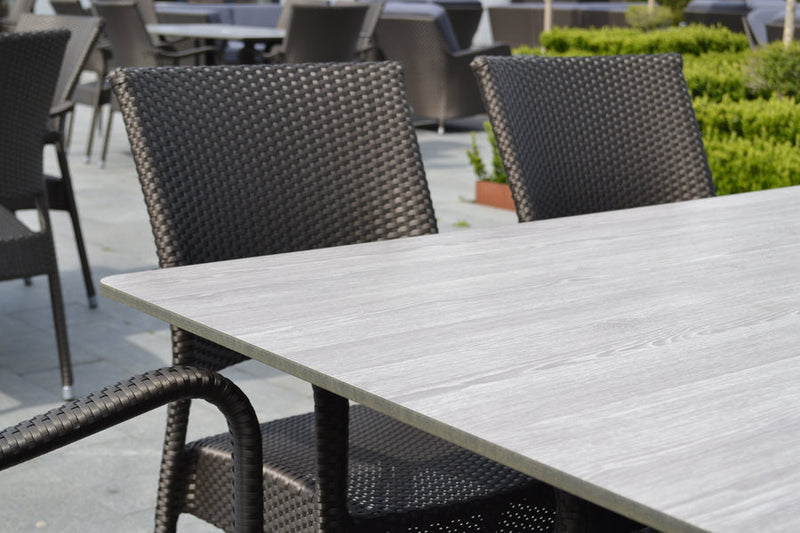 160cm Windsor Bronze Rectangular Dining Table