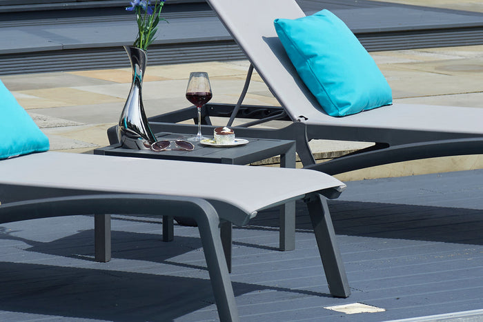 50cm Paris Volcano Square Side Table