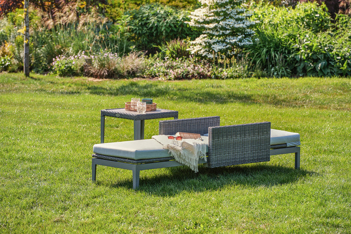 Hampstead Grey Sun Lounger