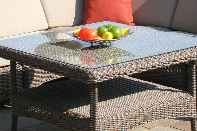 100cm Marlow Low Square Dining Table