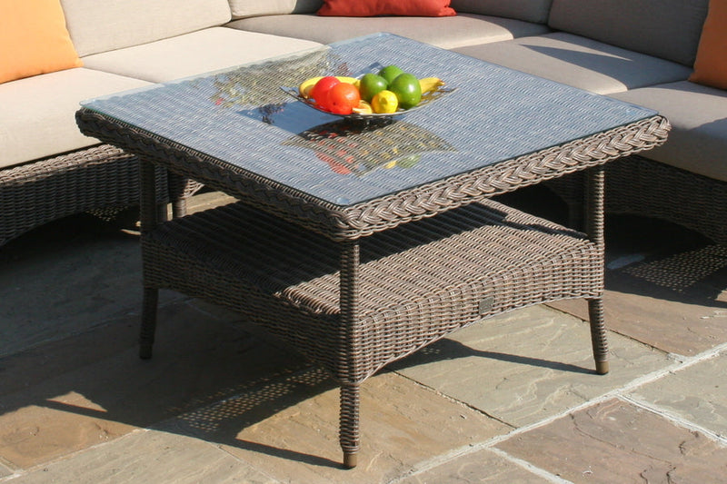 100cm Marlow Low Square Dining Table
