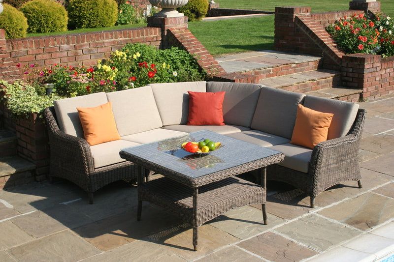 100cm Marlow Low Square Dining Table
