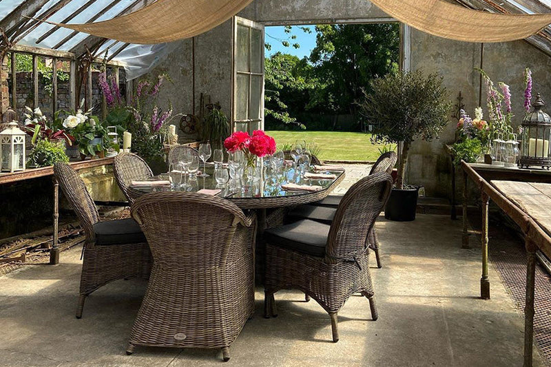 230cm Mayfair Oval Dining Table