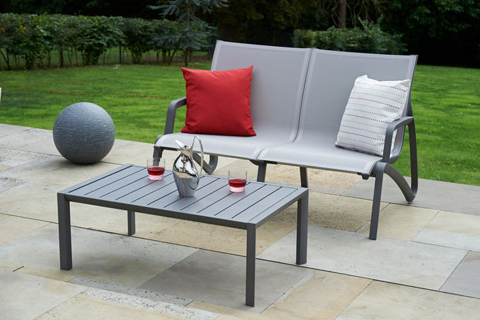 Paris Two Seater Sofa - Volcano/Grey