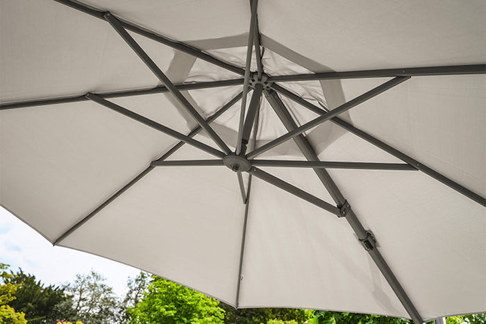 Siesta 3.5m Cantilever Parasol - Grey