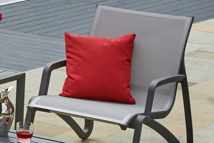 Paris Volcano/Grey Lounge Armchair