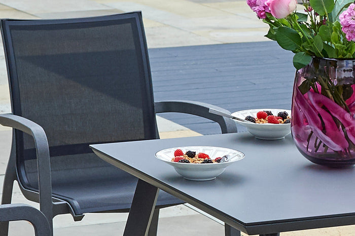 Paris Volcano/Black Stacking Armchair
