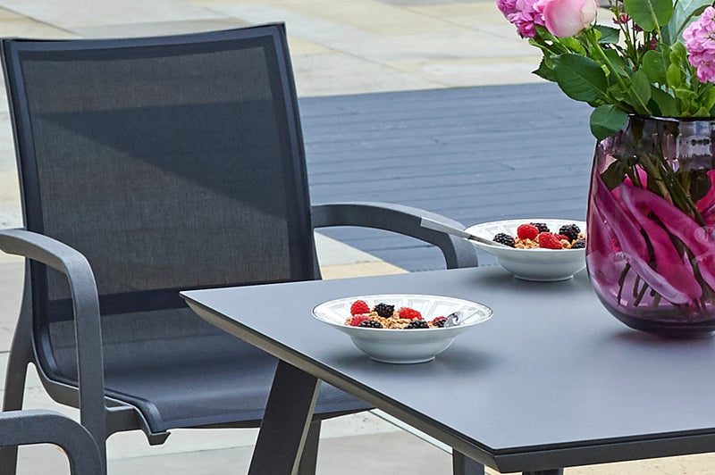 Paris Volcano/Black Stacking Armchair