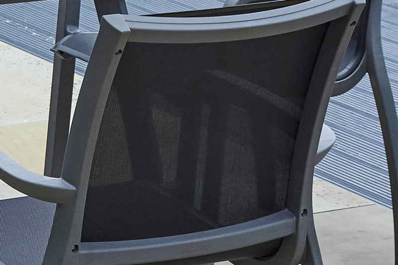 Paris Volcano/Black Stacking Armchair