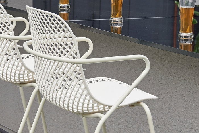 Remy Stacking Bar Stool - Cream