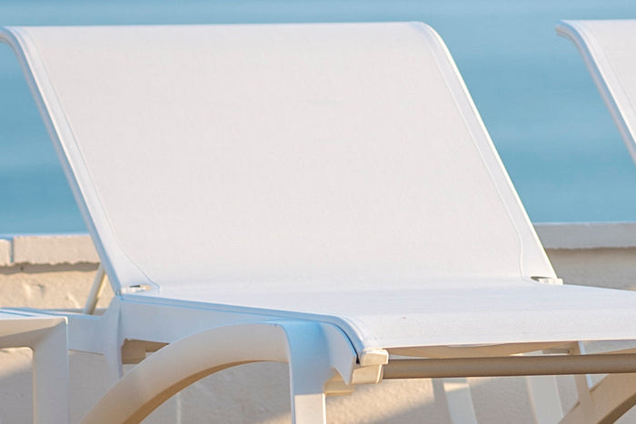 Paris Ice/White Sun Lounger