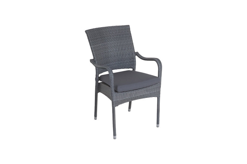 Windsor Grey Stacking Armchair