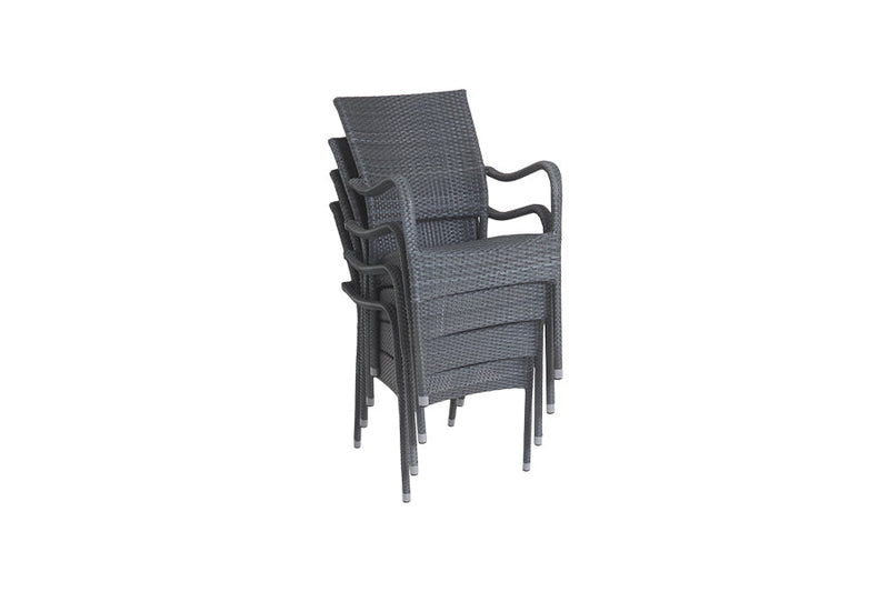 Windsor Grey Stacking Armchair