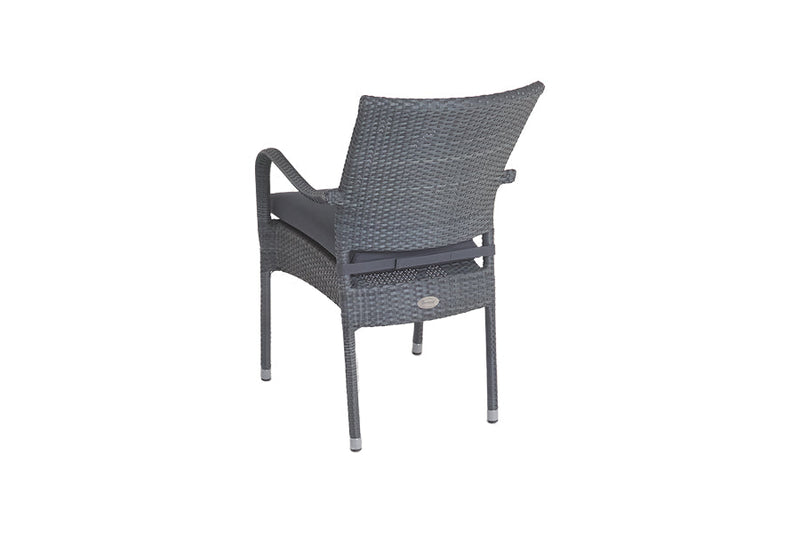 Windsor Grey Stacking Armchair