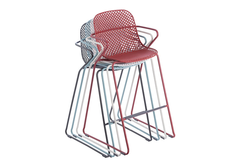 Remy Stacking Bar Stool - Cream
