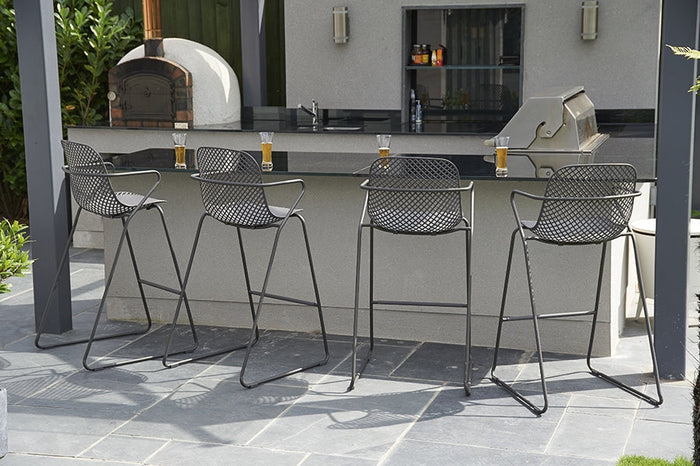 Remy Stacking Bar Stool - Grey