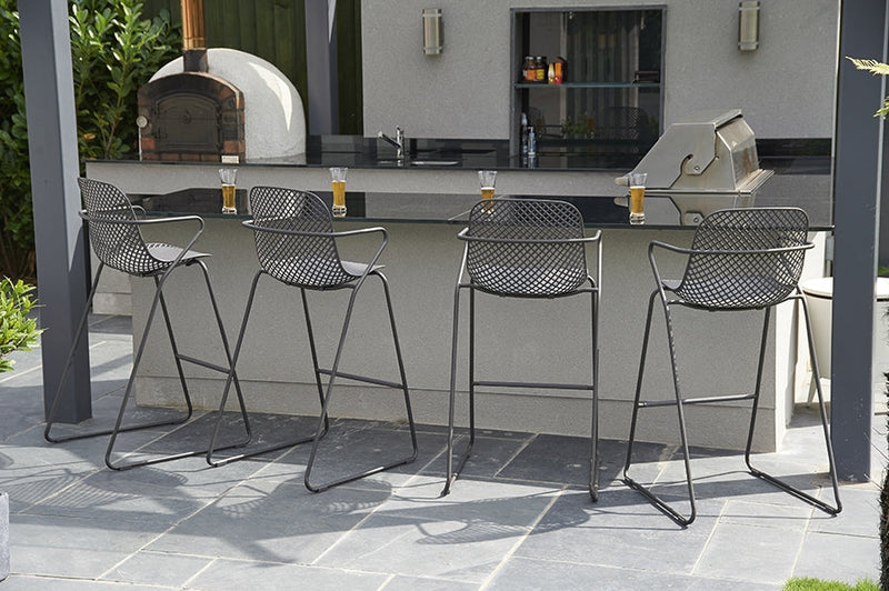 Remy Stacking Bar Stool - Grey