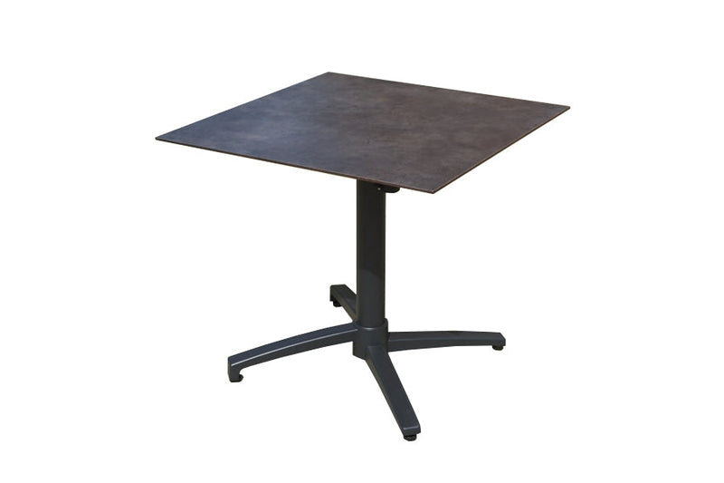 80cm Paris Anthracite Square Folding Table