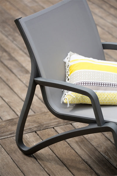 Paris Volcano/Grey Lounge Armchair