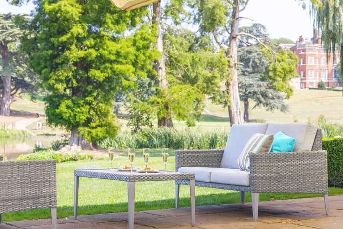 110cm Hampstead Grey Rectangular Coffee Table