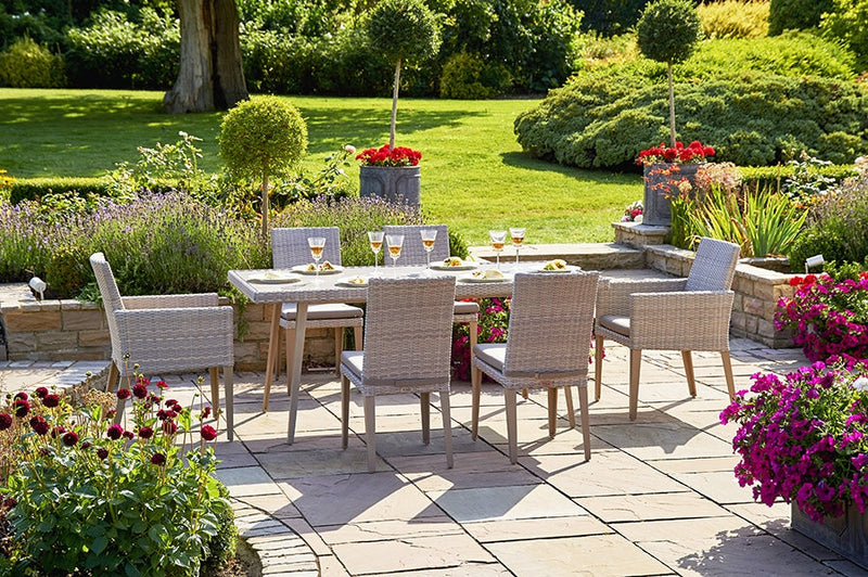 180cm Hampstead Stone Rectangular Dining Table