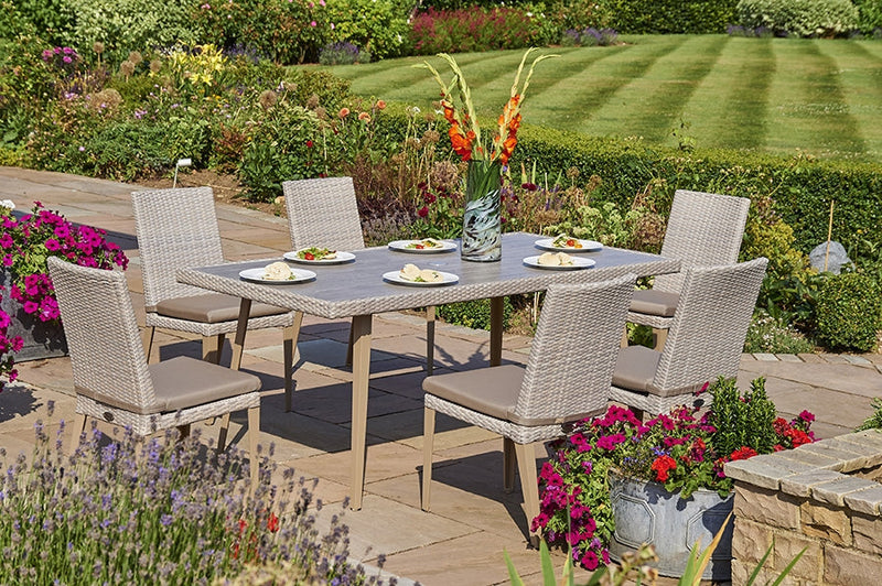 180cm Hampstead Stone Rectangular Dining Table