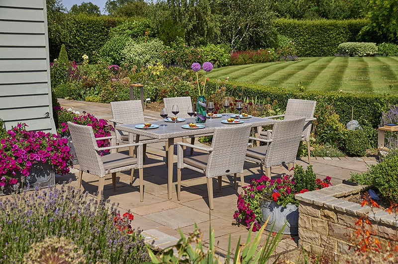 180cm Hampstead Stone Rectangular Dining Table