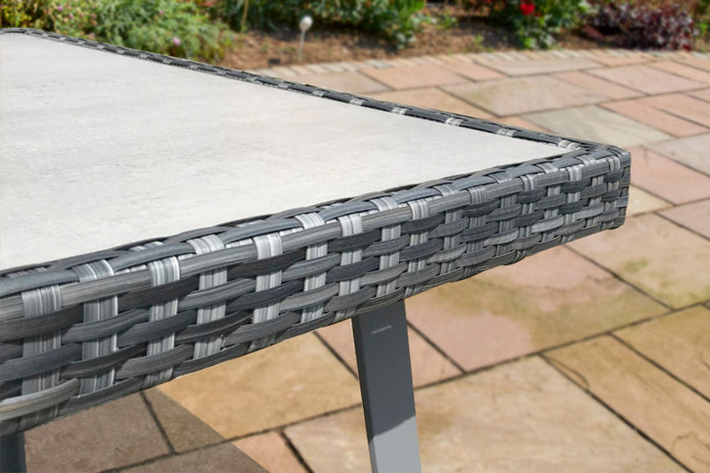 240cm Hampstead Grey Rectangular Dining Table
