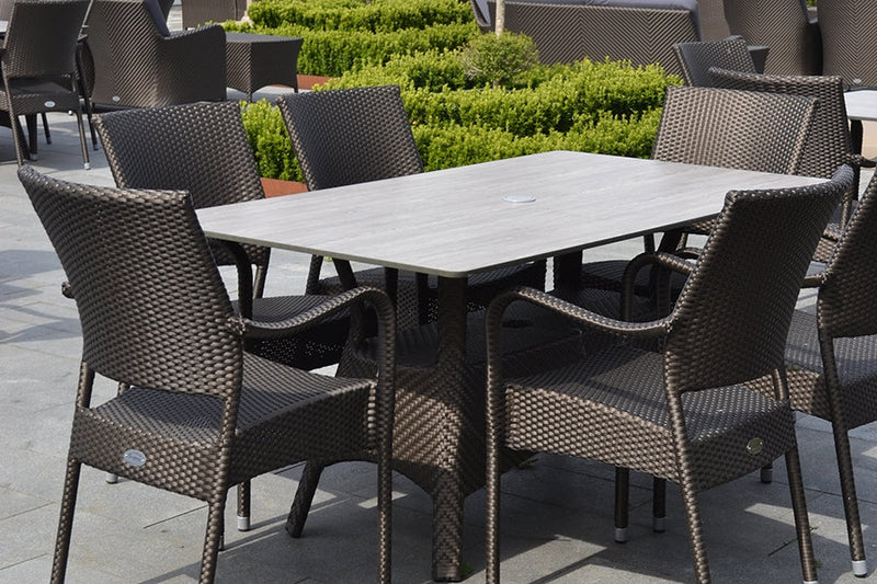 160cm Windsor Bronze Rectangular Dining Table