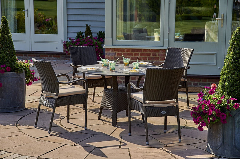 122cm Windsor Bronze Round Dining Table